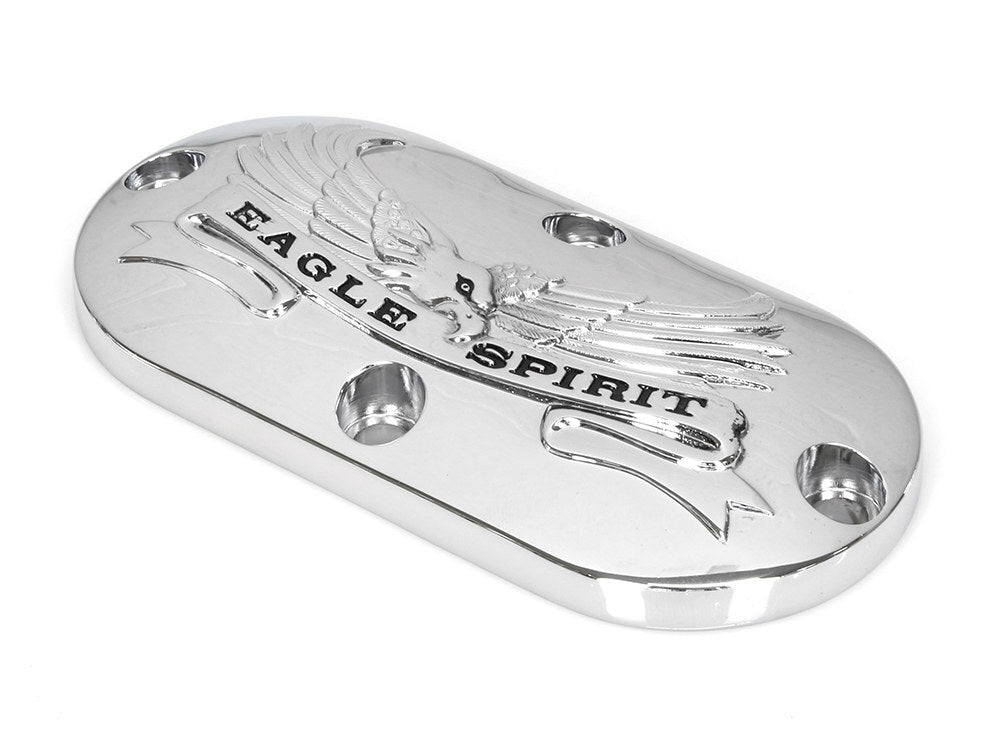 RSS BAI-33-0007H Live to Ride Primary Inspection Cover Chrome for Softail 86-06/Dyna Wide Glide 93-05