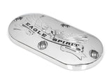 RSS BAI-33-0007H Live to Ride Primary Inspection Cover Chrome for Softail 86-06/Dyna Wide Glide 93-05