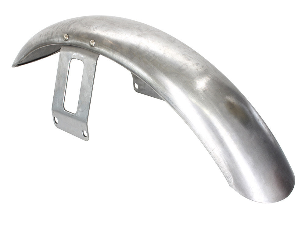 RSS BAI-51-0628R Front Fender w/Raw Side Mounting Brackets for FX Softail 84-15/Dyna Wide Glide 93-05/FXWG 84-86