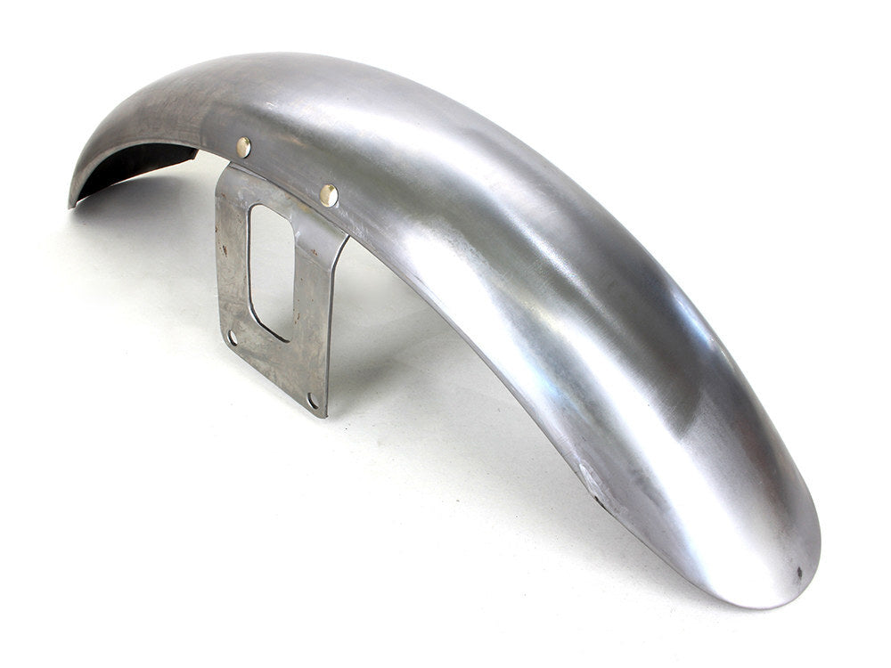 RSS BAI-51-0629R Front Fender w/Raw Side Mounting Brackets for Narrow Glide Dyna/FXR 73-Up/Sportster 73-21