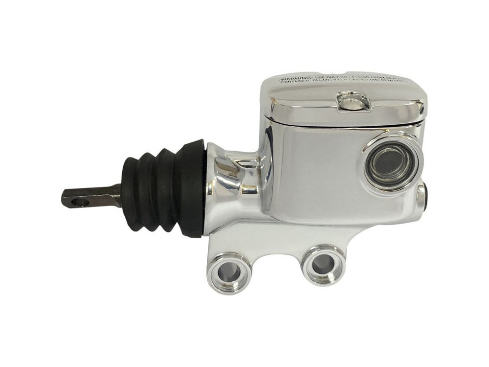 RSS BAI-B17-0648C Rear Brake Master Cylinder Chrome for Touring 08-Up