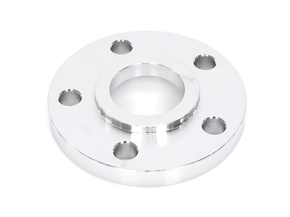 RSS BAI-D26-0138C-S050 1/2" Pulley Spacer Chrome w/Lip for H-D 00-Up Wheels