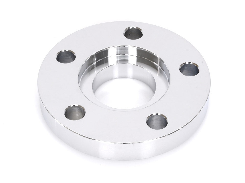 RSS BAI-D26-0138C-S063 5/8" Pulley Spacer Chrome w/Lip for H-D 00-Up Wheels