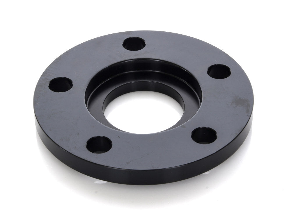 RSS BAI-D26-0138GB-S038 3/8" Pulley Spacer Gloss Black w/Lip for H-D 00-Up Wheels