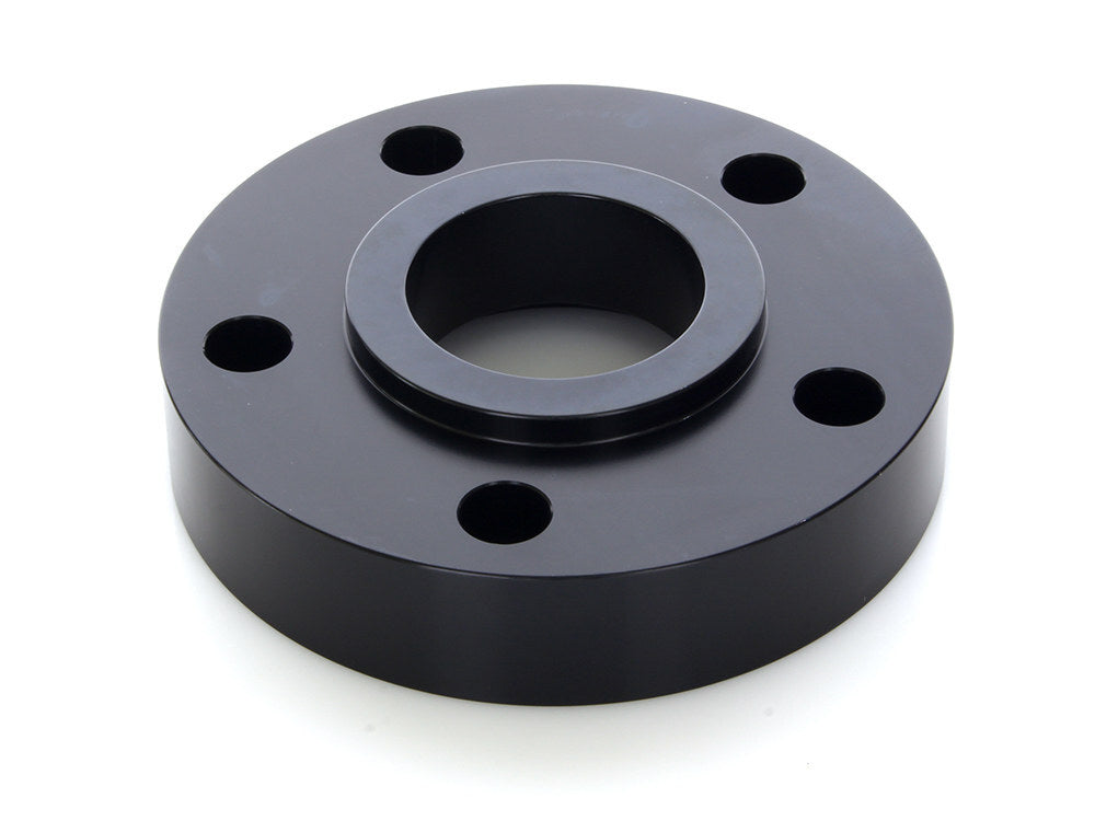 RSS BAI-D26-0138GB-S088 7/8" Pulley Spacer Gloss Black w/Lip for H-D 00-Up Wheels