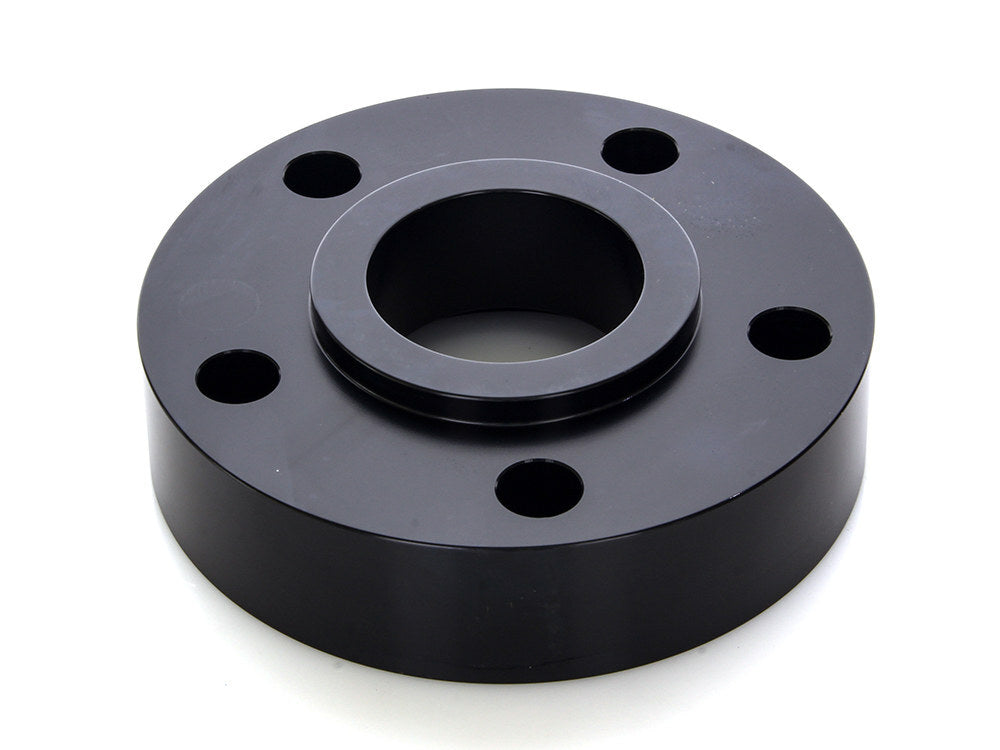 RSS BAI-D26-0138GB-S100 1" Pulley Spacer Gloss Black w/Lip for H-D 00-Up Wheels