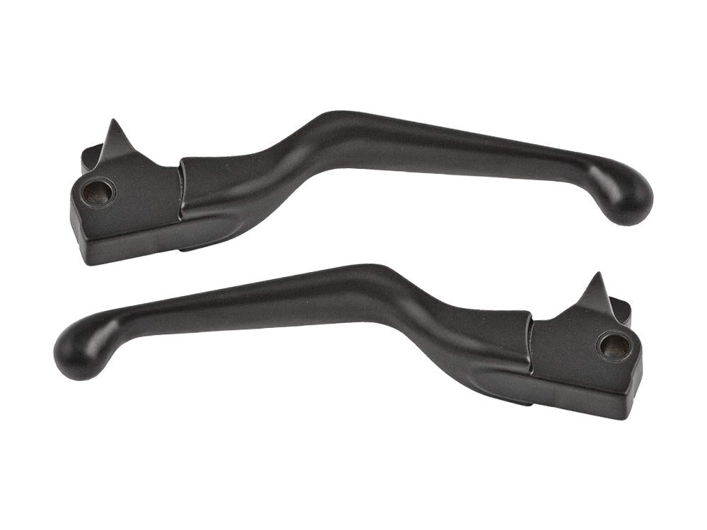 RSS BAI-H07-0574B Hand Levers Black for Softail 96-14/Dyna 96-17/Touring 96-07/Sportster 96-03