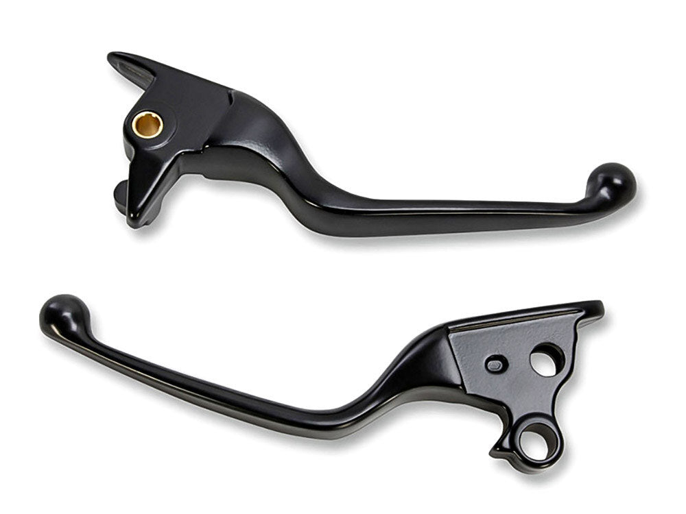 RSS BAI-H07-0593MB Hand Levers Black for Softail 15-17