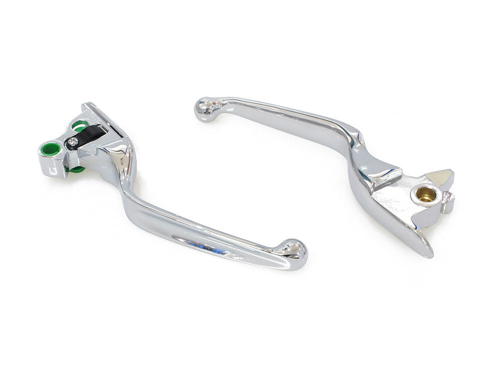 RSS BAI-H07-0597C Hand Levers Chrome for Softail 18-Up