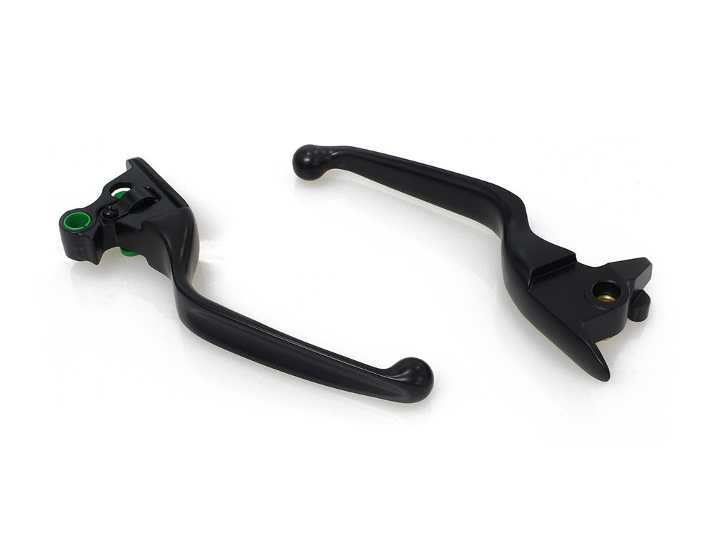 RSS BAI-H07-0597MB Hand Levers Black for Softail 18-Up