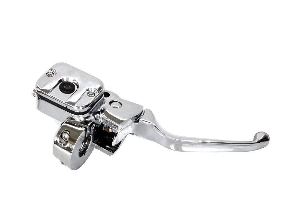 RSS BAI-H07-0689-1 Front Brake Master Cylinder Chrome for Big Twin 96-17/Sportster 96-03 Models w/Front Single Disc Rotor