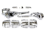 RSS BAI-H07-0690 Handlebar Control Kit Chrome for most Big Twin/Sportster 96-11 Models w/Front Dual Disc Rotors