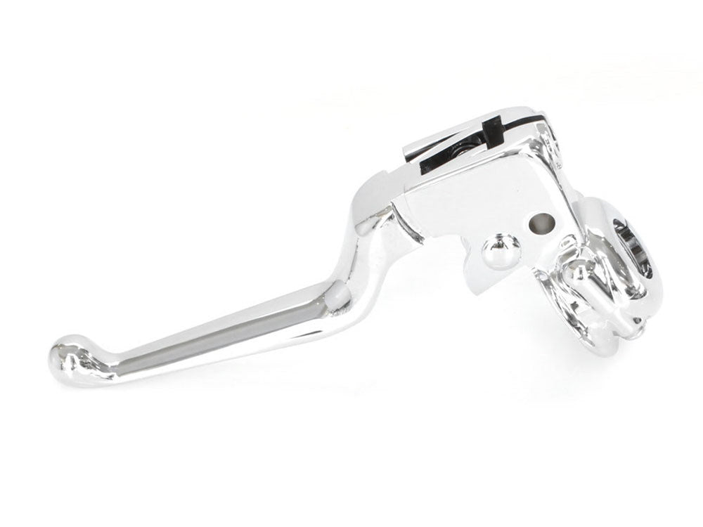 RSS BAI-H07-0704 Clutch Perch & Lever Chrome for most Big Twin 96-14/Sportster 96-03