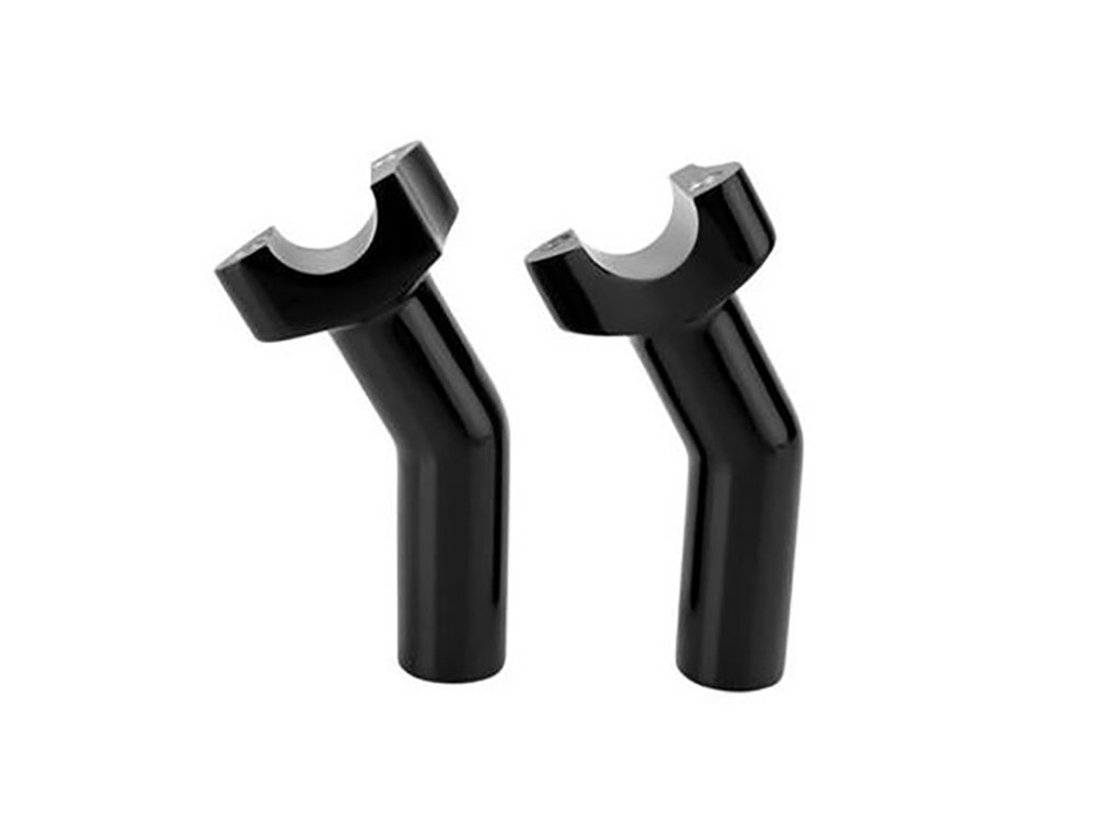 RSS BAI-H57-6075BF-4.5 4.5" Pullback Risers Black for 1" Handlebars