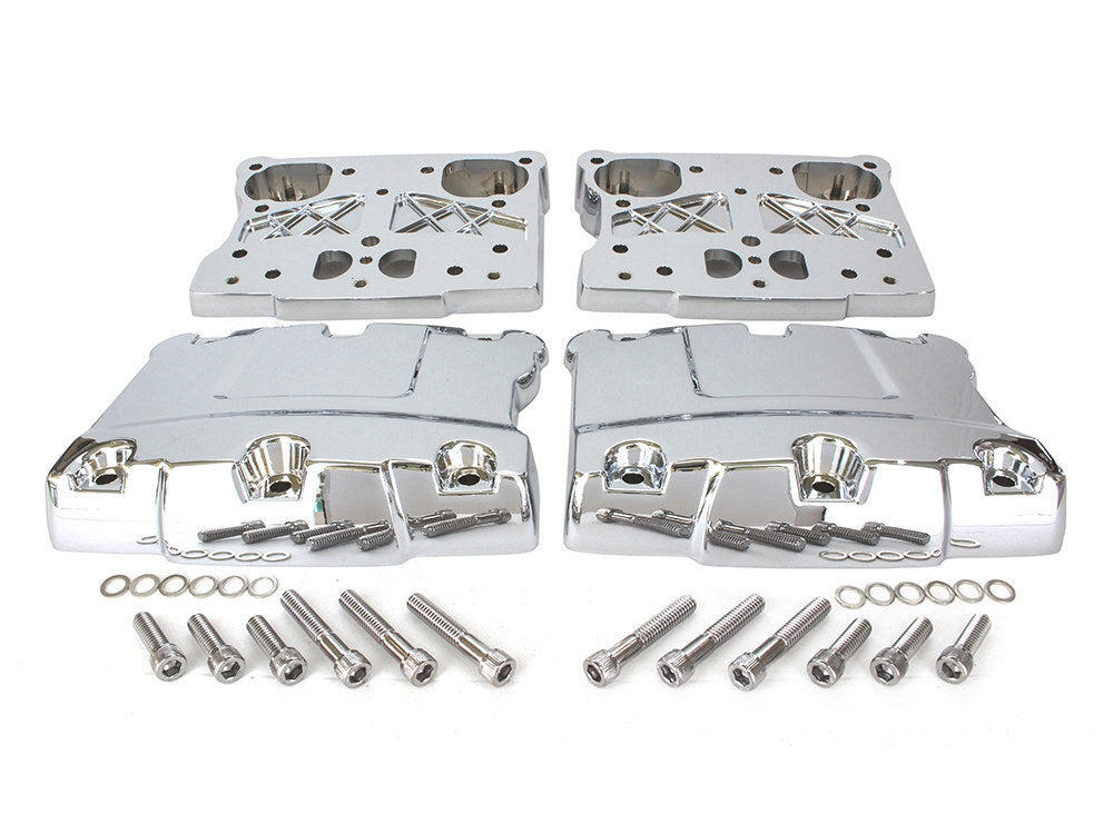 RSS BAI-I33-0103 Rocker Covers Chrome for Twin Cam 99-17