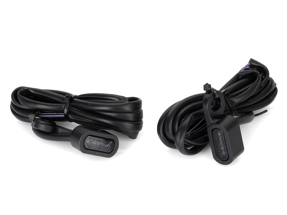 RSS BAI-L22-0231MBE Under Perch Turn Signals Black for Sportster 14-21