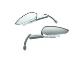 RSS BAI-M60-6343C Scythe Mirrors with Blade Stem Chrome