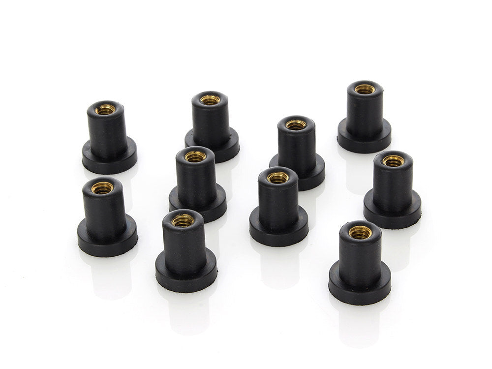 RSS BAI-O15-0952 Wellnuts for FXR Side Cover & Oil Tank/Sportster Side Cover (10 Pack)