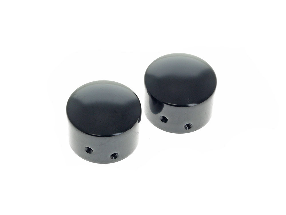 RSS BAI-W16-0331GB Front Axle Caps Gloss Black for Touring 08-Up/Softail 07-17/Dyna 08-17/Sportster 08-21/V-Rod 08-11/Street 15-20