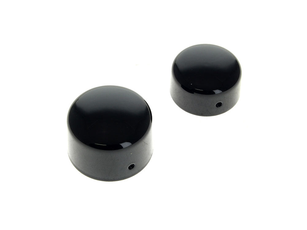 RSS BAI-W16-0332GB Rear Axle Covers Gloss Black for Softail/Dyna 08-17