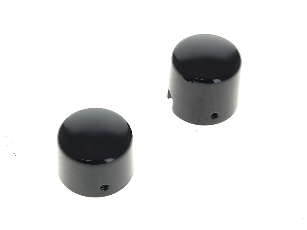 RSS BAI-W16-0333GB Rear Axle Covers Gloss Black for Softail 00-07