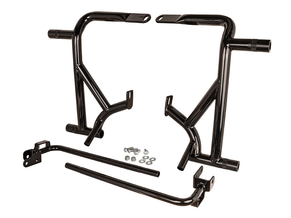 Progressive Suspension BB-SA-3013-002 Rear Brawler Crash Bar Kit Black for Touring 14-Up