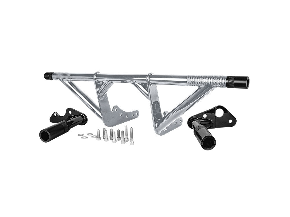 Burly Brand BB10-3012C Front & Rear Brawler Crash Bar Kit Chrome for Harley-Davidson Softail 18-24 w/Mid Mounts
