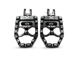 Burly Brand BB13-1016B MX Evolution Footpegs Black for Softail 18-Up Front Rider