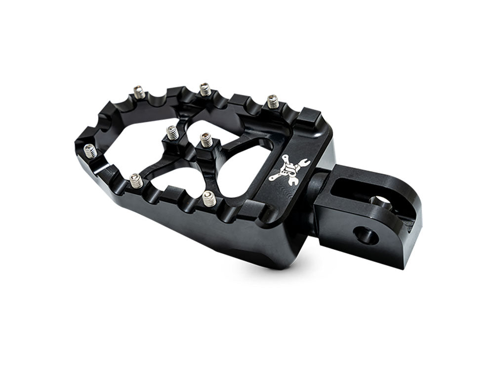 Progressive Suspension BB13-1017B MX Evolution Passenger Footpegs Black for Softail 18-Up