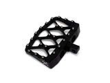 Burly Brand BB13-1018B MX Evolution Mini Floorboards Black w/H-D Male Mount