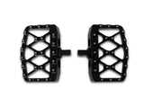 Burly Brand BB13-1018B MX Evolution Mini Floorboards Black w/H-D Male Mount