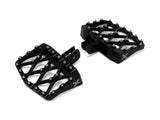 Burly Brand BB13-1019B MX Evolution Mini Floorboards Black for Harley-Davidson Softail 18-Up Front