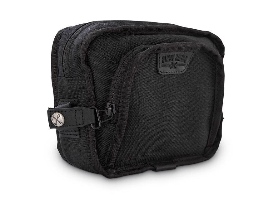 Burly Brand BB15-1012B Handlebar Bag Black Cordura