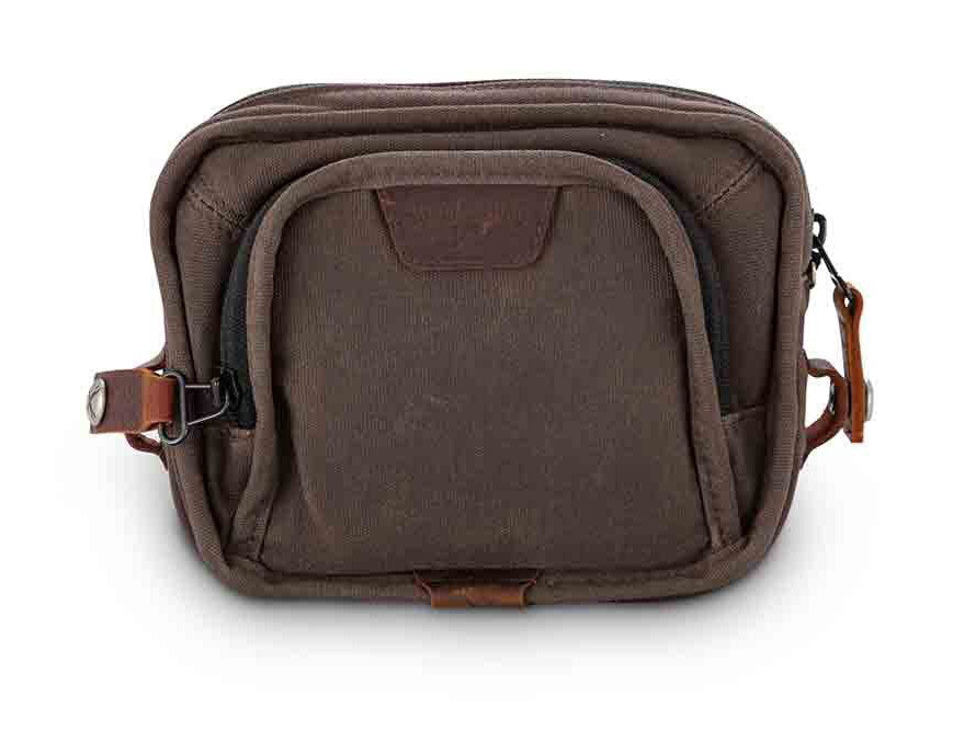 Burly Brand BB15-1012D Handlebar Bag Dark Oak