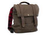 Burly Brand BB15-1020D Voyager Roll Top Dark Oak Backpack