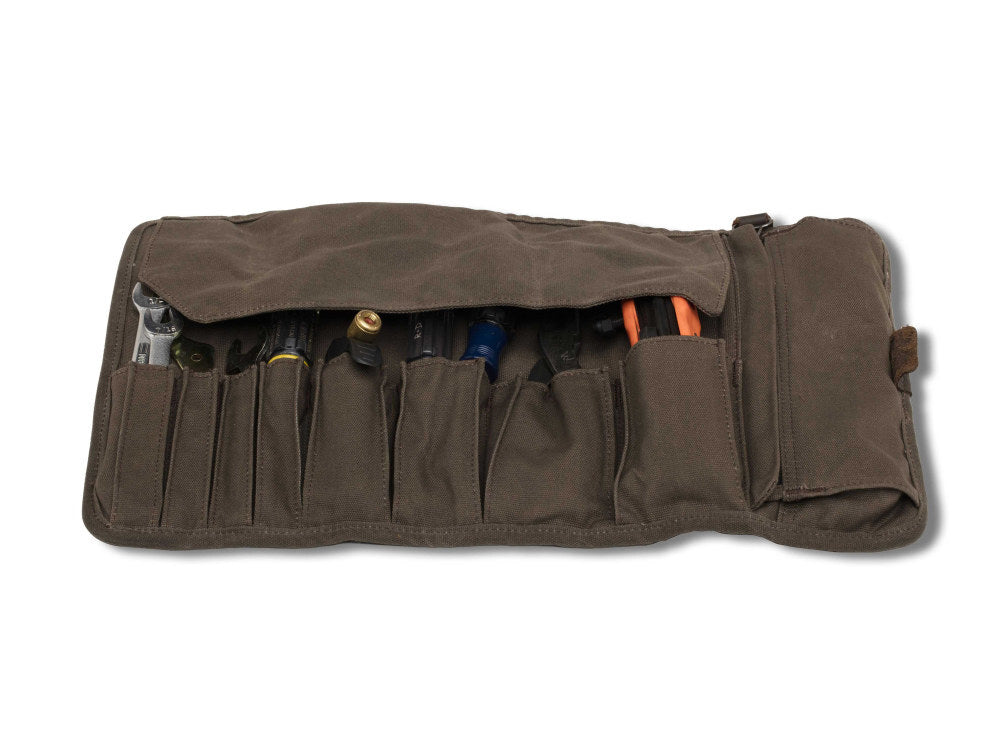 Burly Brand BB15-1030D Tool Roll Dark Oak