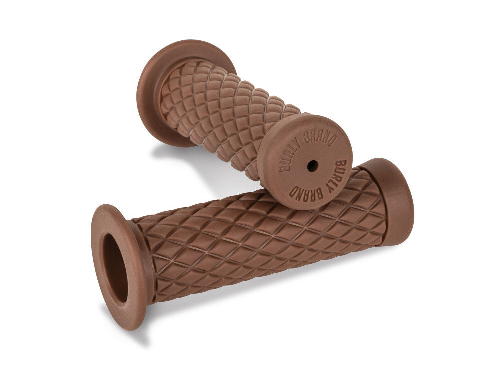 Burly Brand BB16-1003 Diamondback Grips Brown