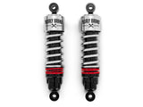 Burly Brand BB28-1207 10-1/2" Slammer Plus Rear Shock Absorbers Chrome for Dyna 91-17