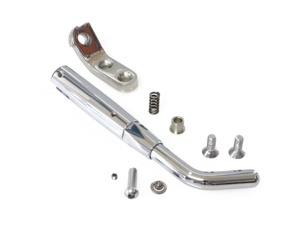 Tucker V-Twin BC-48-9656 Rear Mount Jiffy Stand w/Hidden Spring Chrome for Softail 84-99/Big Twin 36-86 4 Speed