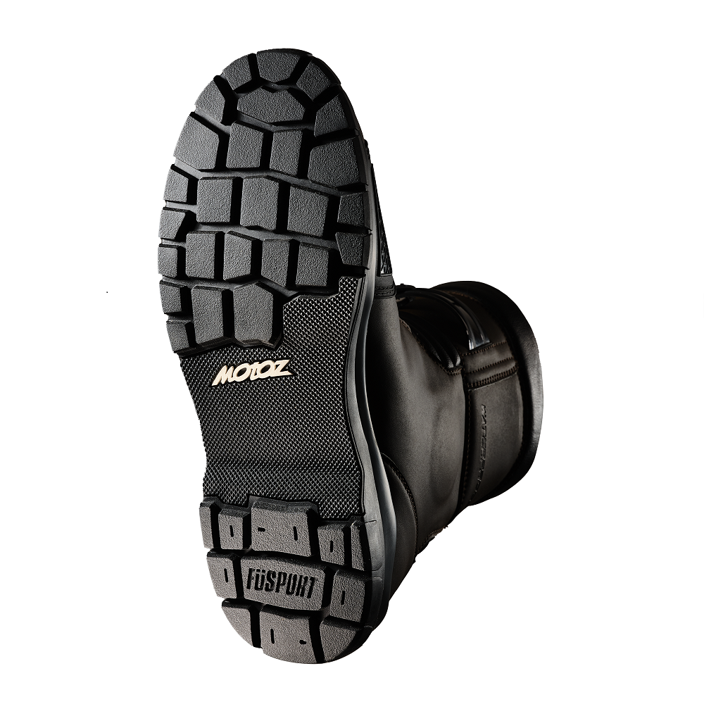Fusport Gibson x Motoz Black Boots