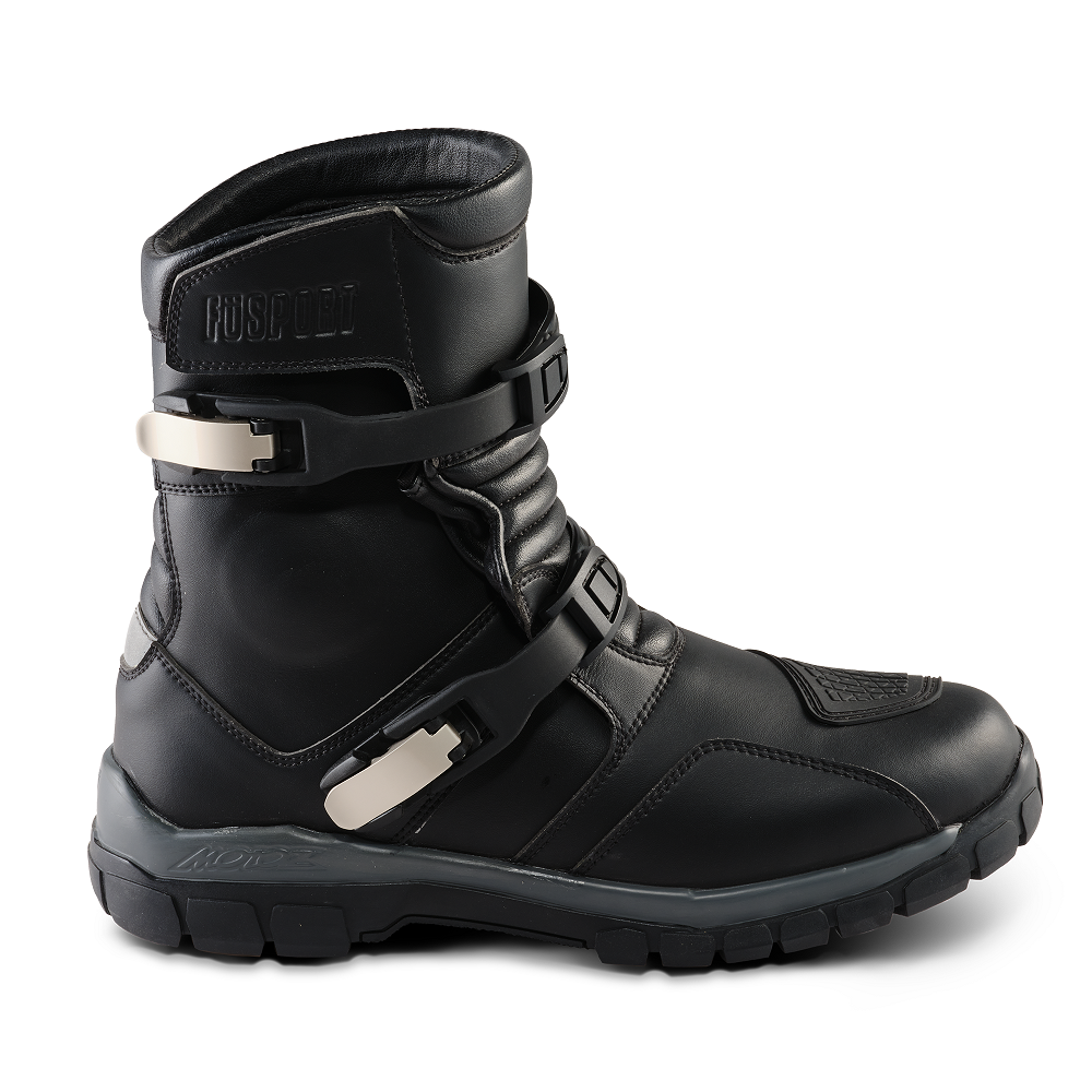 Fusport Gibson x Motoz Black Boots