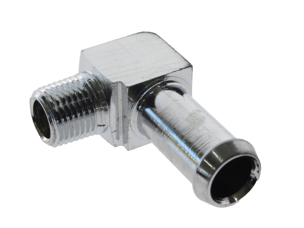 Bender Cycle Machine BCM-2030 90 Degree Elbow Oil Fitting w/1/8" NPT Male Thread & 3/8" Hose Fitting