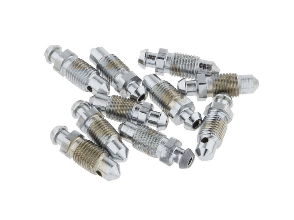 Bender Cycle Machine BCM-7011C 3/8" UNF Caliper Bleed Screw Chrome (10 Pack)