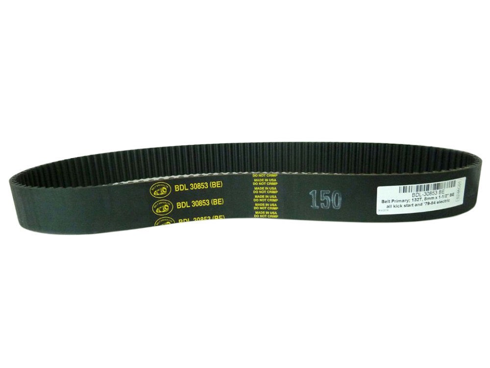 Belt Drive Limited BDL-30853BE 132T x 1 1/2" Wide Primary Drive Belt