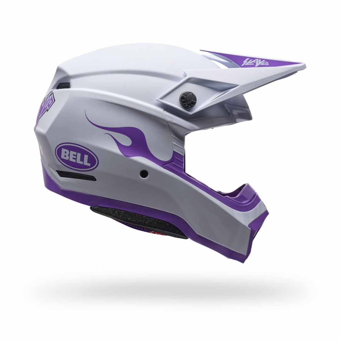 Bell Moto-10 Mips Purple Daze Special Edition Purple/White Helmet