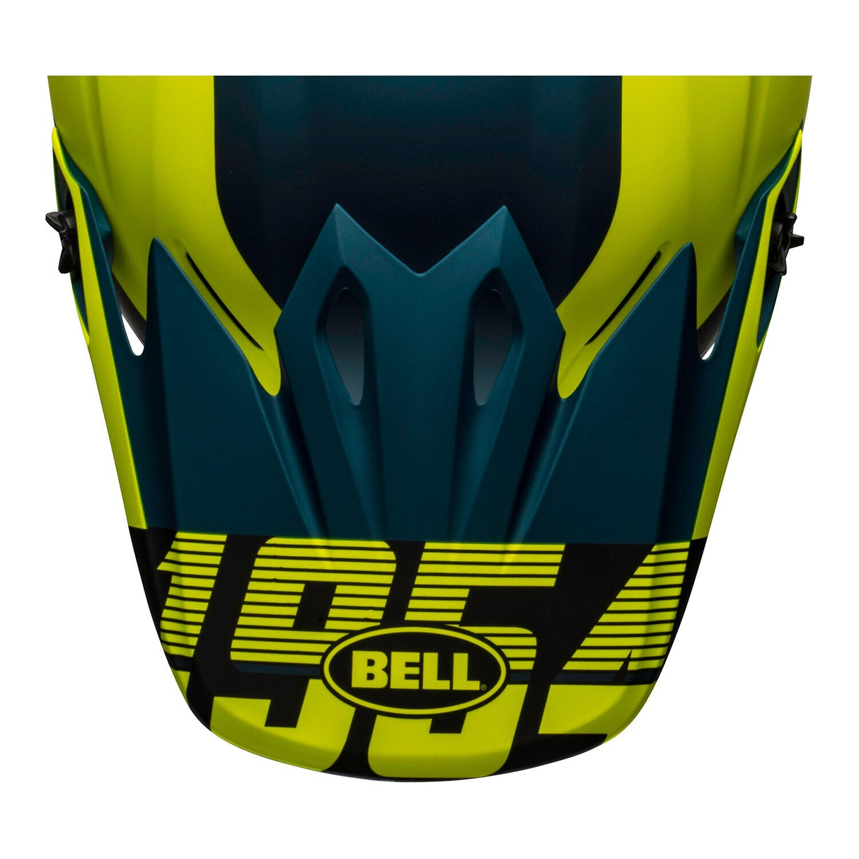 Bell Replacement Peak Strike Matte Blue/Yellow for MX-9 MIPS Helmets