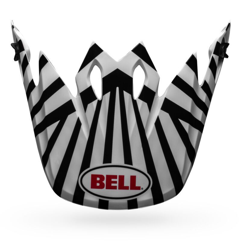 Bell Replacement Peak Tagger Check Me Out Black/White for MX-9 MIPS Helmets