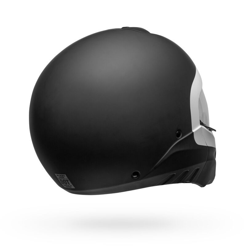 Bell Broozer Cranium Matte Black/White Helmet - EasyR