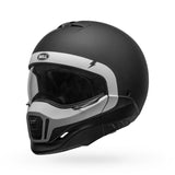 Bell Helmets Bell Broozer Cranium Matte Black/White Helmet [Size:MD] [INTERNAL]