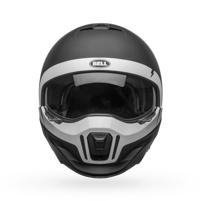 Bell Helmets Bell Broozer Cranium Matte Black/White Helmet [Size:MD] [INTERNAL]